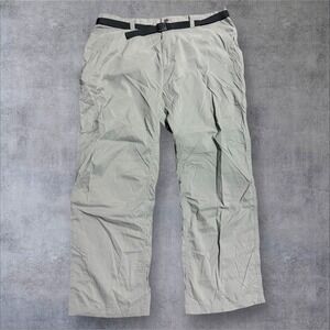 Mountain Khakis Pants Mens 42x30 Cargo Nylon Hiking Outdoor Gray